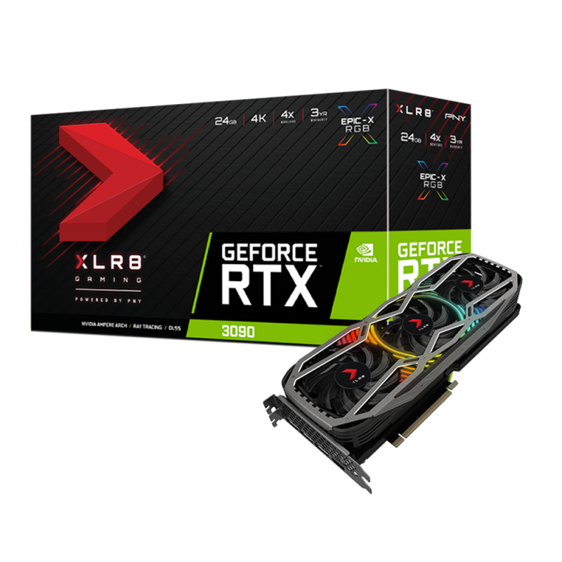 GeForce RTX™ 3090 24GB XLR8 Gaming REVEL EPIC-X RGB™ Triple Fan Edition - Görsel 4