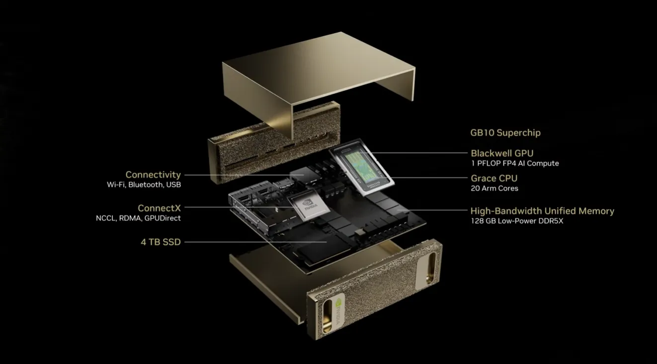 NVIDIA DGX Spark AI Desktop | Masaüstü Yapay Zeka LLM Sistemi - Görsel 6