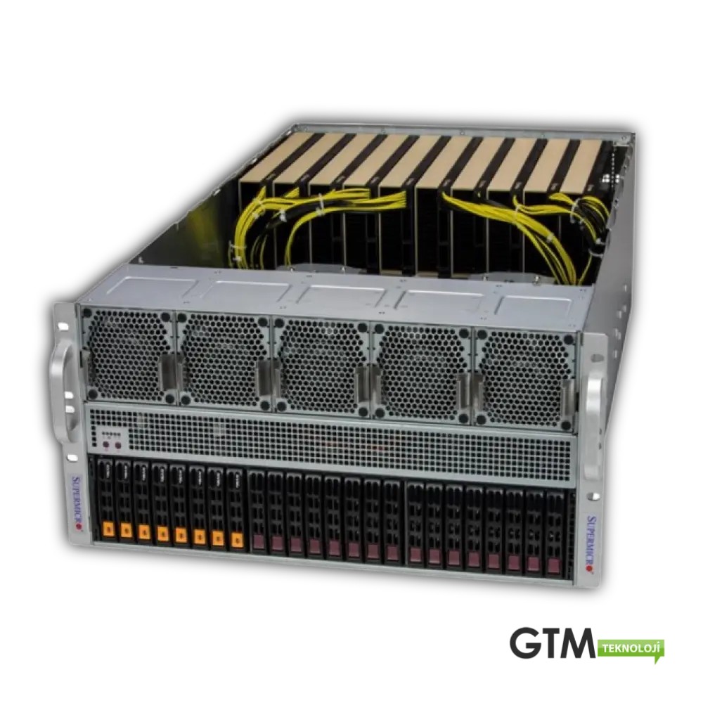 Supermicro GPU SuperServer SYS-521GE-TNRT Yapay Zeka Sunucu | GTM Teknoloji