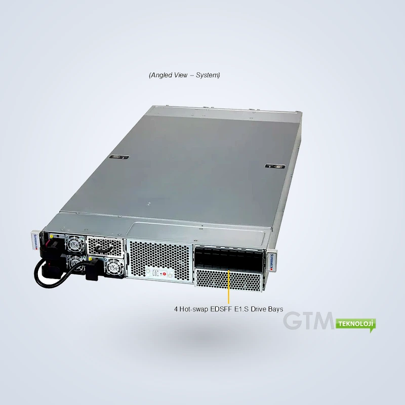 SYS-212GB-NR Supermicro 2U GPU Server | 2x Blackwell Pro 6000 Destekli - Görsel 3
