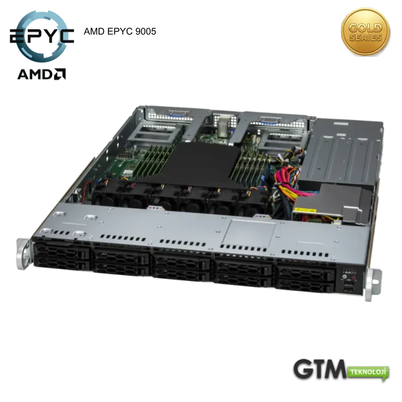 AS-1115CS-TNR-G1 — Supermicro Gold Serisi hazır konfigüre sunucu