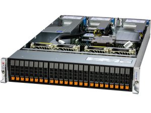 Supermicro AS-2115HS-TNR 2U Hyper Gold Serisi sunucu — AMD EPYC, 24x NVMe