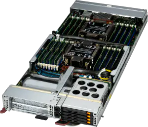 Supermicro SBI-622B-1NE34 — SuperBlade® blade sunucu düğümü