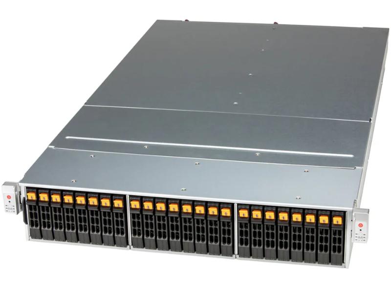 SSG-229J-5BU24JBF — Supermicro all-flash NVMe depolama sunucusu