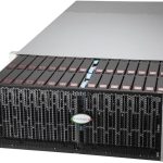 Supermicro SSG-542B-DE1CR90 — 4U 2 düğümlü üstten yüklemeli depolama sunucusu, 90 sürücü yuvası