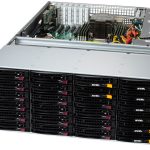 Supermicro SSG-542B-E1CR36L — 4U önden yüklemeli / arkadan yüklemeli depolama sunucusu, 38 sürücü yuvası