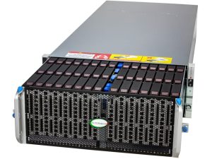 Supermicro SSG-542B-E1CR60 — 4U üstten yüklemeli depolama sunucusu, 60 sürücü yuvası