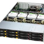 Supermicro SSG-621E-ACR16L — 2U önden yüklemeli depolama sunucusu, 18 sürücü yuvası