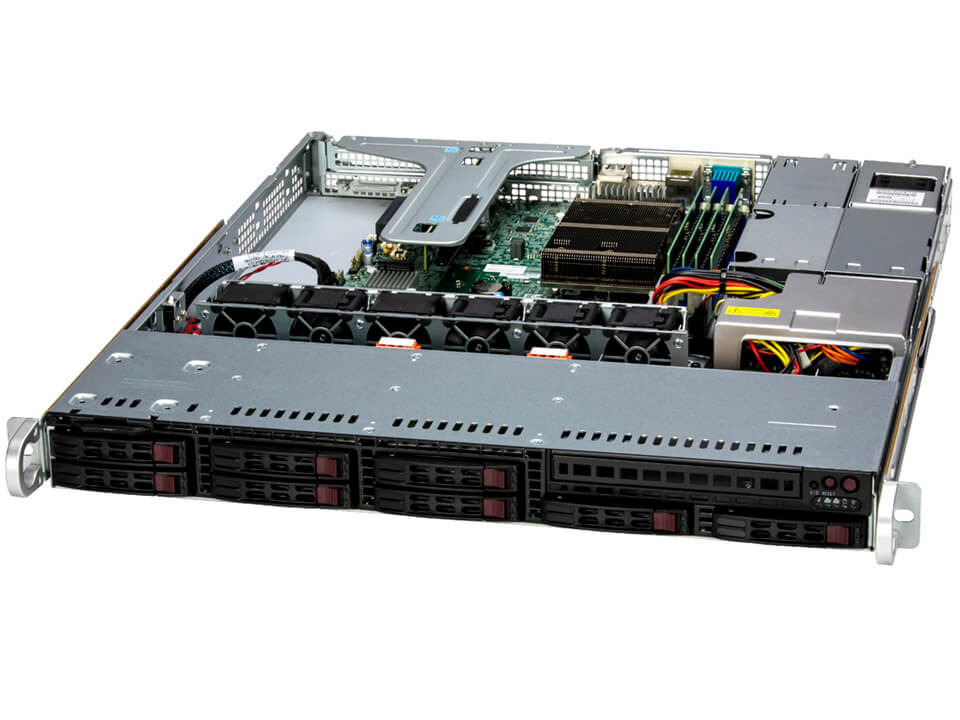 Supermicro SYS-111R-M — 1U UP tek işlemcili sunucu
