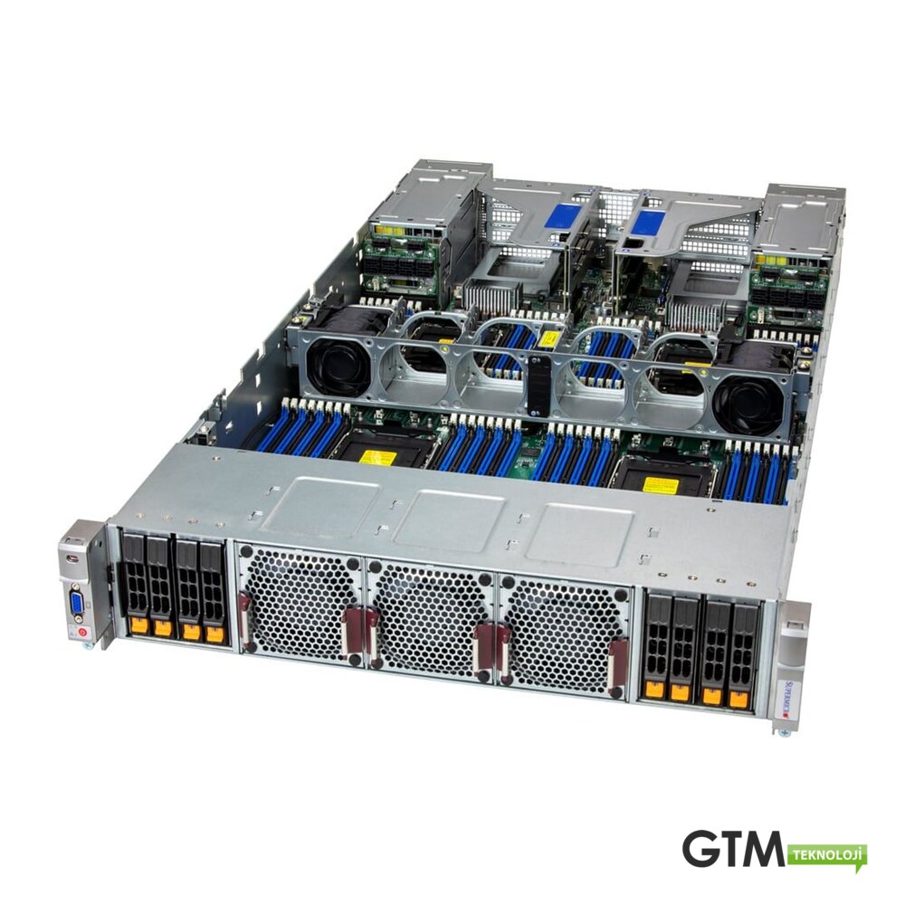 Supermicro SYS-242H-NR sunucu önden görünüm