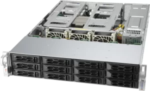 Supermicro AS-2014CS-TR 2U CloudDC AMD Sunucu – 12x Hot-Swap Sürücü