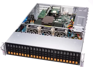 Supermicro AS-2114S-WN24RT | 2U WIO AMD Sunucu – 24x Hot-Swap NVMe