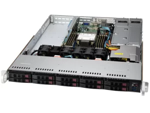 Supermicro SYS-110P-WR 1U Intel Sunucu – 10x Hot-Swap Sürücü