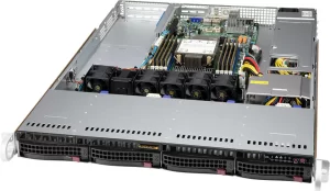 Supermicro SYS-510P-WT 1U Intel Sunucu – 4x Hot-Swap Sürücü