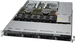 Supermicro SYS-610C-TR 1U CloudDC Sunucu – 4x Hot-Swap Sürücü