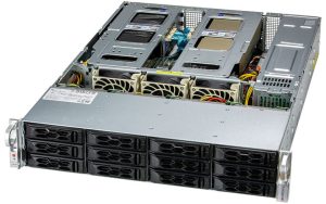 Supermicro SYS-620C-TN12R 2U CloudDC Sunucu – 12x Hot-Swap