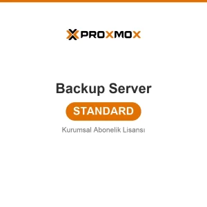 Proxmox Backup Server (PBS) — Standard Abonelik | sunucu başına / yıl