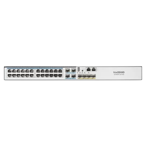 NADDOD S3200P-24T4X | 24 Port Gigabit PoE+ Yönetimli Switch (4× 10G SFP+)