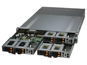 Supermicro AS-2115GT-HNTF 2U GrandTwin AMD Sunucu – 4 Node, 16x Hot-Swap