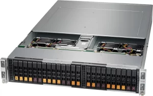 Supermicro AS-2124BT-HNTR 2U BigTwin AMD Sunucu – 4 Node, 24x Hot-Swap