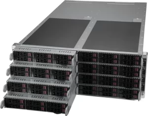 Supermicro AS-F1114S-RNTR 4U FatTwin AMD Sunucu – 8 Node, 48x Hot-Swap