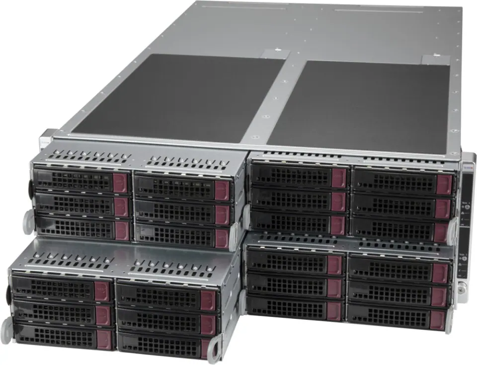 Supermicro AS-F2014S-RNTR 4U FatTwin AMD Sunucu – 4 Node, 32x Hot-Swap