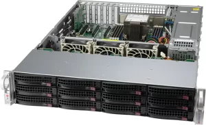 Supermicro SSG-520P-ACTR12H | 2U UP Storage Server – 12x Hot-Swap Sürücü