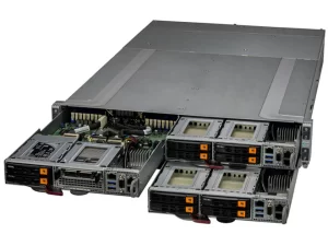 Supermicro SYS-210GT-HNTF 2U GrandTwin Intel Sunucu – 4 Node, 16x Hot-Swap