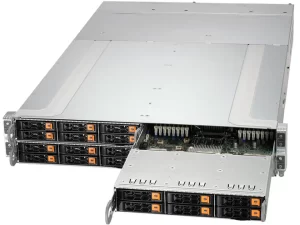 Supermicro SYS-211GT-HNC8R 2U GrandTwin Intel Sunucu – 4 Node, 24x Hot-Swap