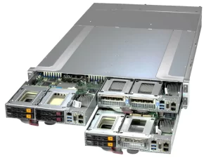 Supermicro SYS-211GT-HNTF 2U GrandTwin Intel Sunucu – 4 Node, 16x Hot-Swap