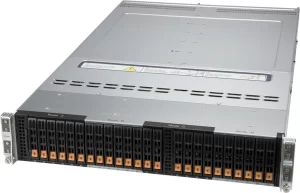 Supermicro SYS-220BT-HNTR 2U BigTwin 4-Node Intel Sunucu – 24x Hot-Swap Sürücü