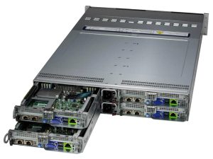 Supermicro SYS-221BT-HNTR 2U BigTwin Server – 4 Node, 6x NVMe/SATA