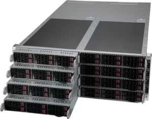 Supermicro SYS-F610P2-RTN 4U FatTwin Intel Sunucu – 8 Node, 48x Hot-Swap