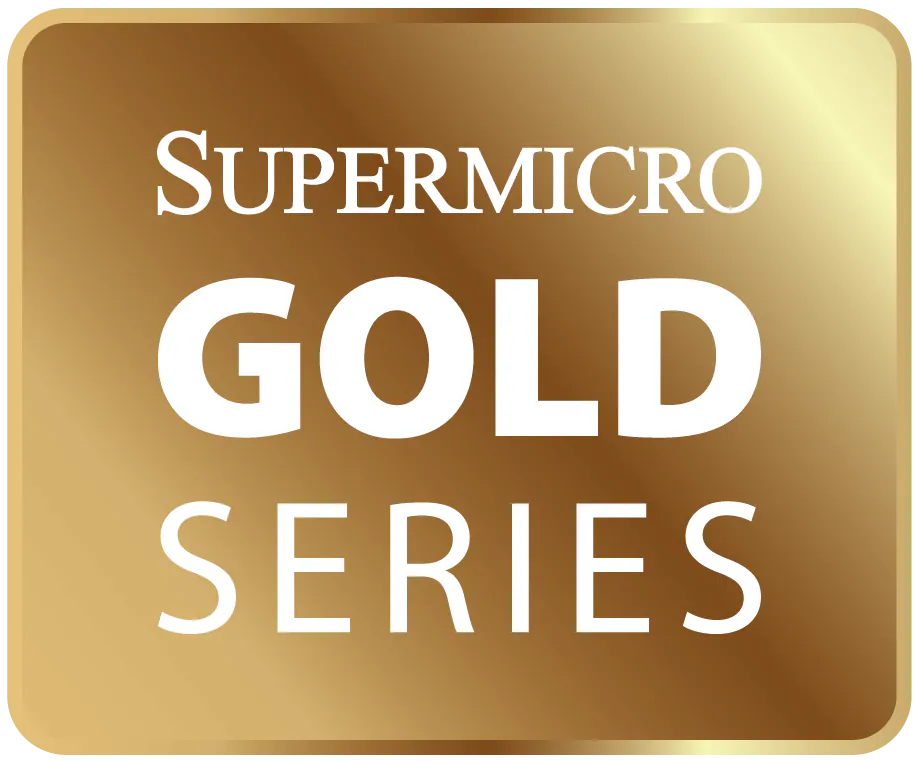 Supermicro Gold Series resmi program rozeti