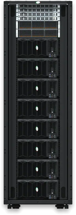 Super AI Station 48U örnek rack konfigürasyonu — ölçekli AI geliştirme ve dağıtım