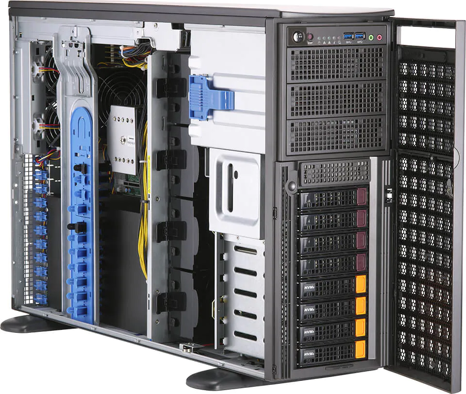 Supermicro Dual Intel GPU SuperServer / Workstation SYS-740GP-TNRT