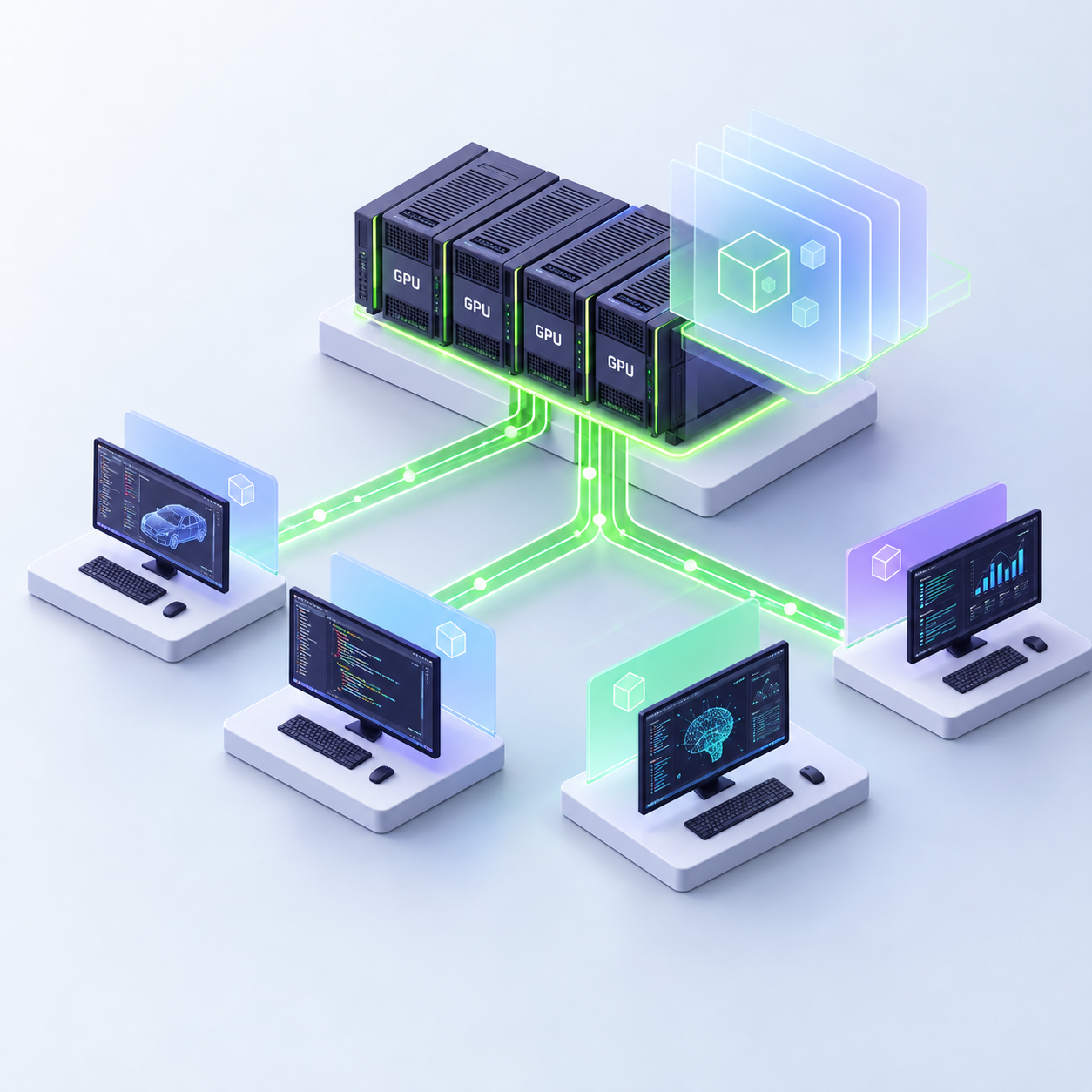 GPU destekli VDI ve GPU sanallaştırma altyapısı