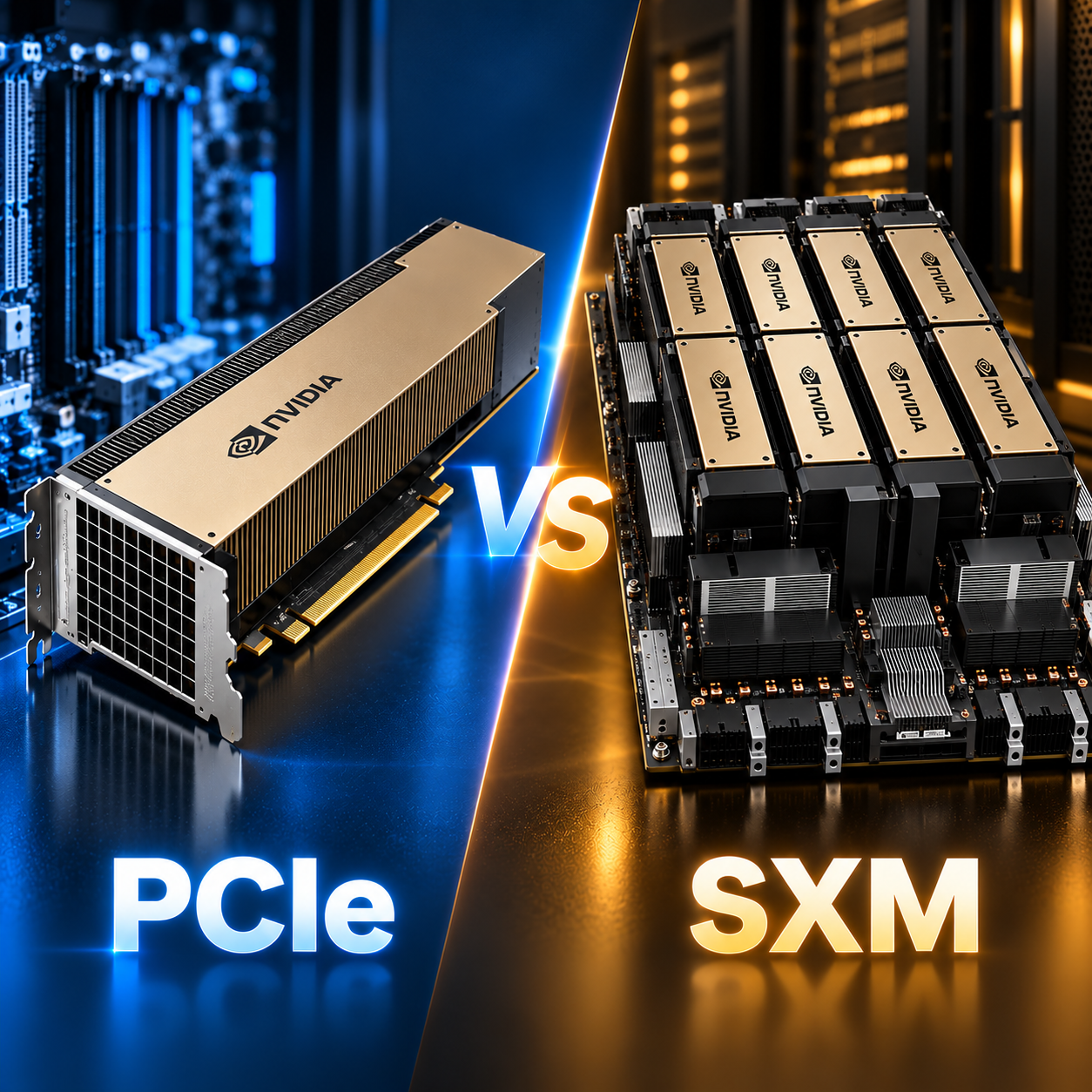PCIe kart ve SXM modül form faktörlerinin karşılaştırılması